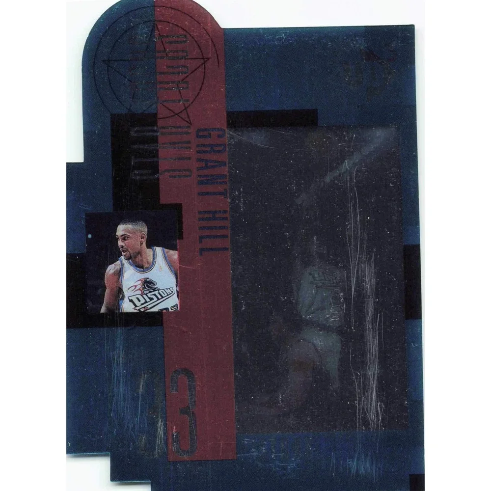 1997 Upper Deck UD3 Grant Hill Detroit Pistons Die-Cut Card 33 NBA Basketball - Picture 1 of 2